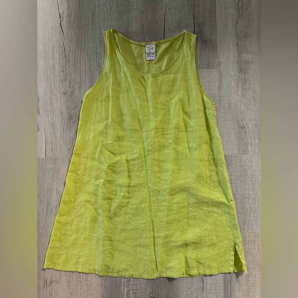 Lime Green Sleeveless Dress